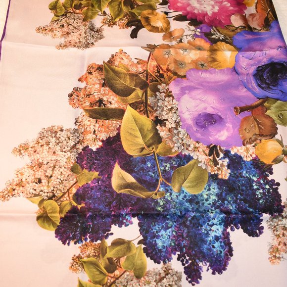 % 100 Twill Scarf Women - Picture 5 of 9